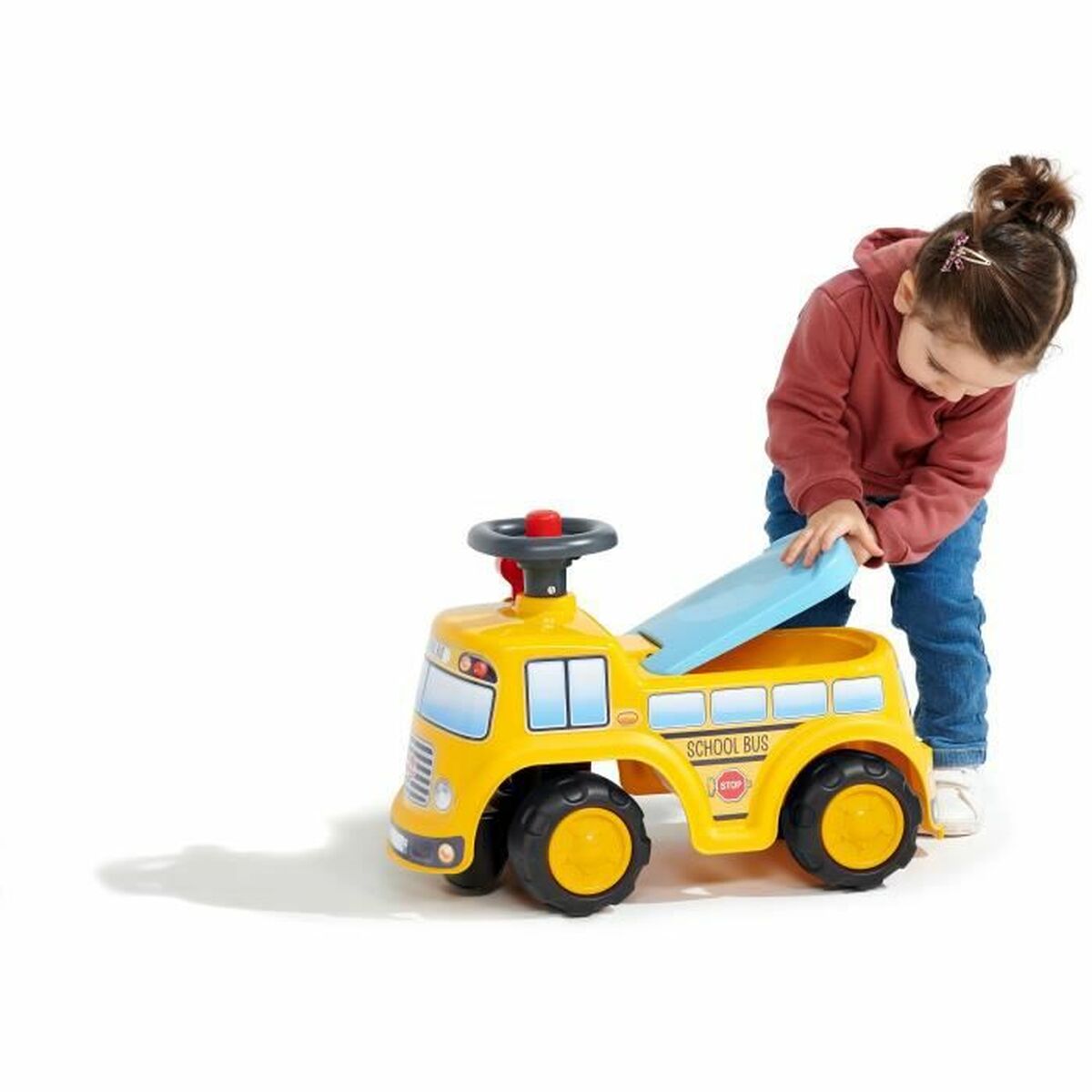 Barnesykkel Falk School Bus Carrier Gul